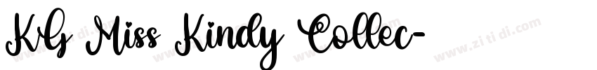 KG Miss Kindy Collec字体转换